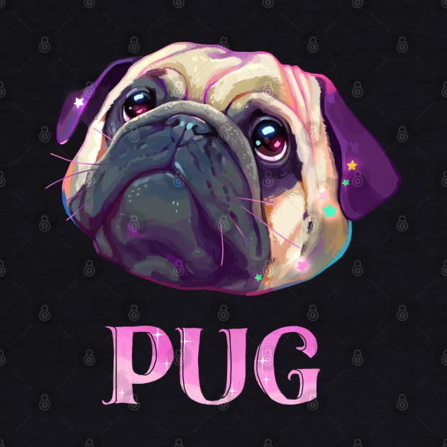 Sparkly Pug by You Miichi